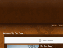 Tablet Screenshot of dryriverranch.com